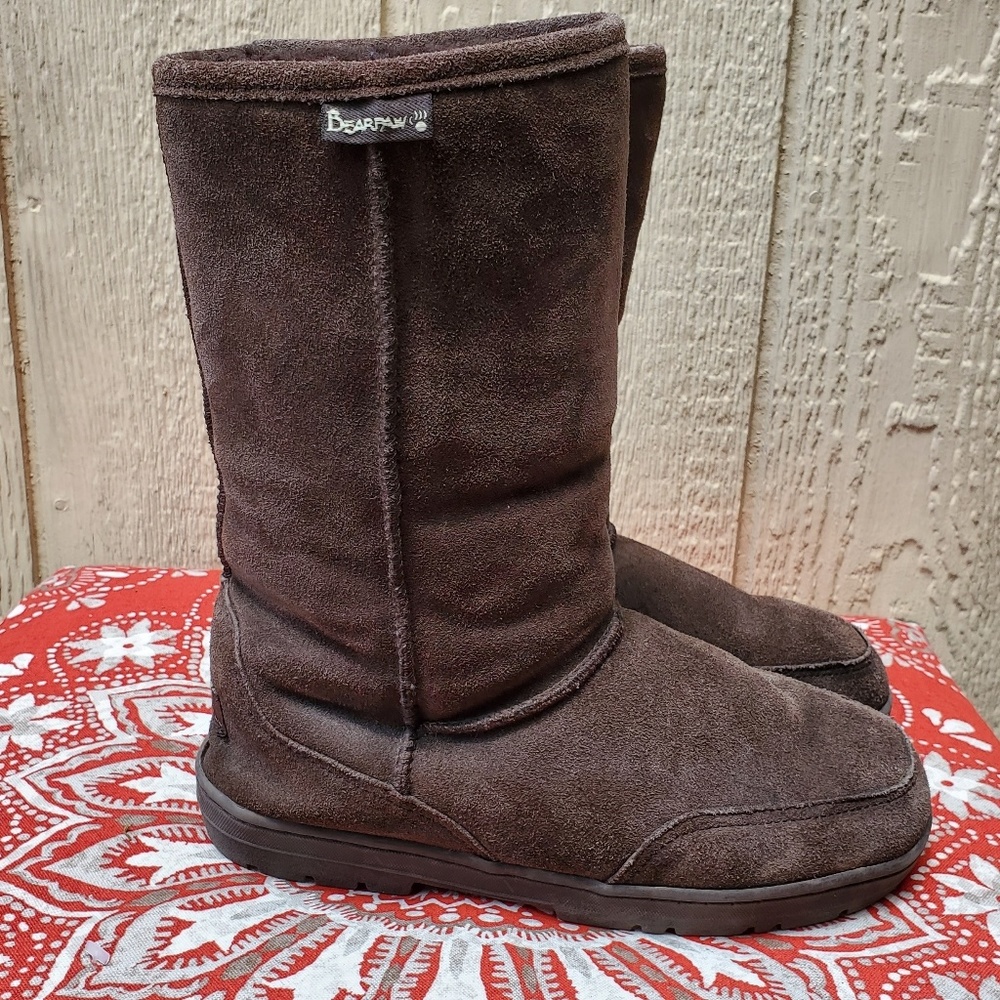 Women's Bearpaw Boots Size 9 Us Suede Wool